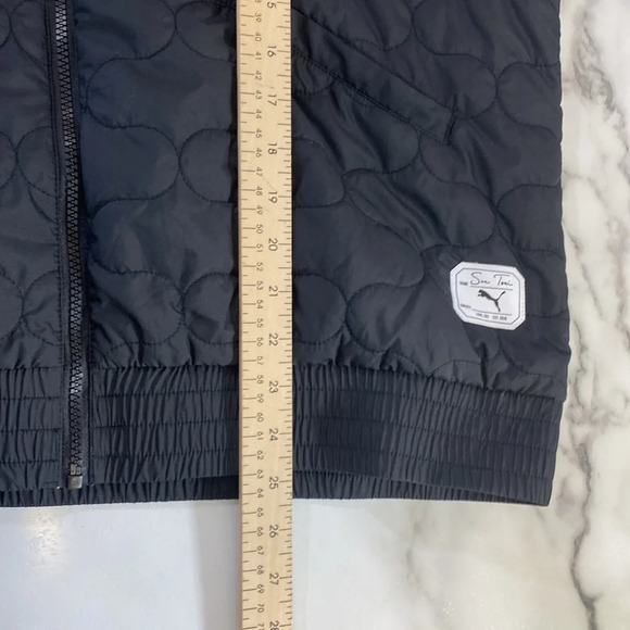 Puma x Sue Tsai Varsity Jacket Womens Size‎ XL Black Embroidered Woven Full Zip - Picture 15 of 15